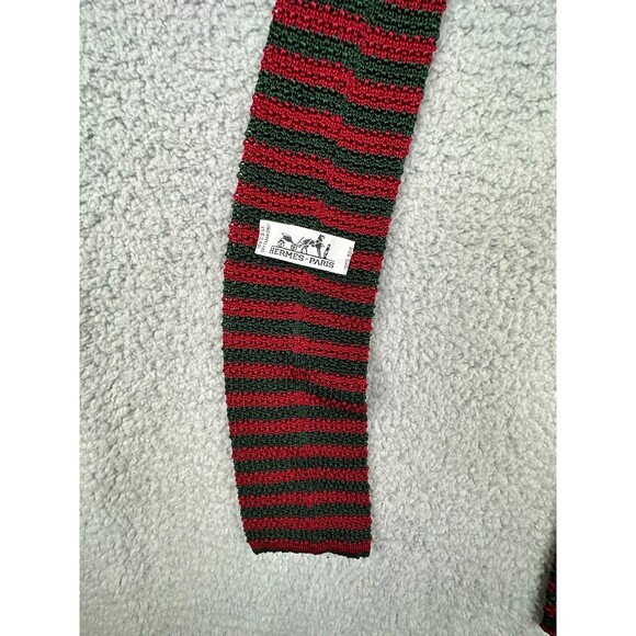 Hermes silk knitted tie just in time for Christmas - Picture 2 of 9